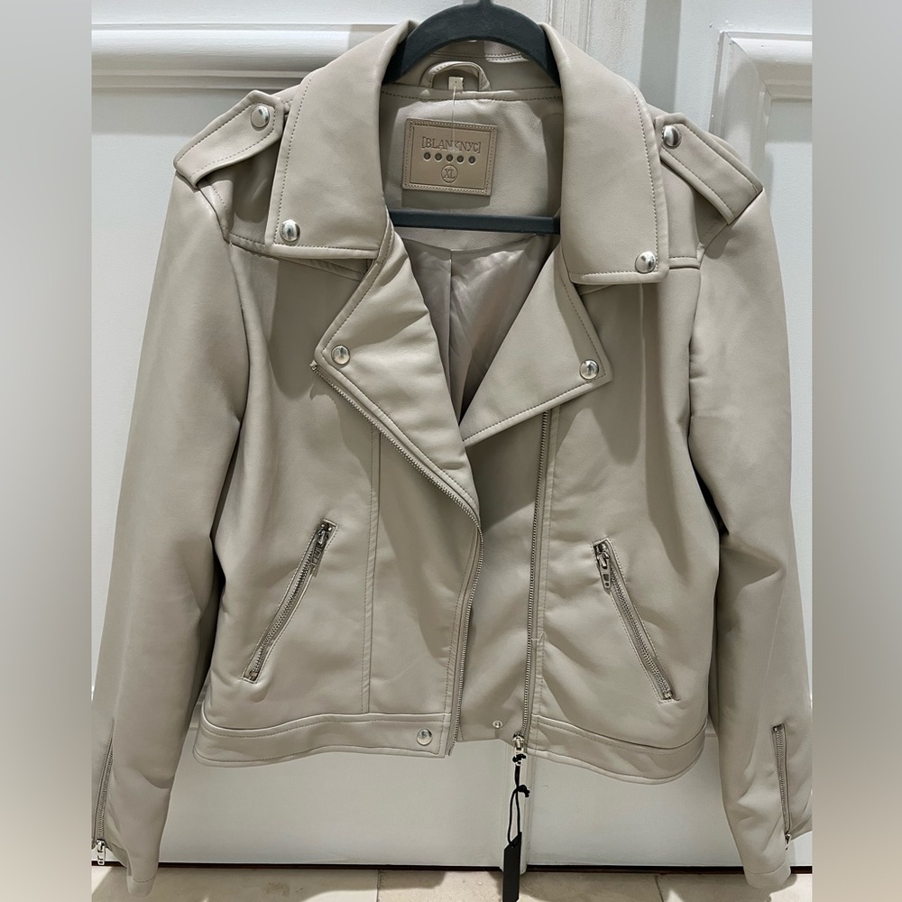 Blank NYC faux leather jacket.  Size XL.  New with tags.
